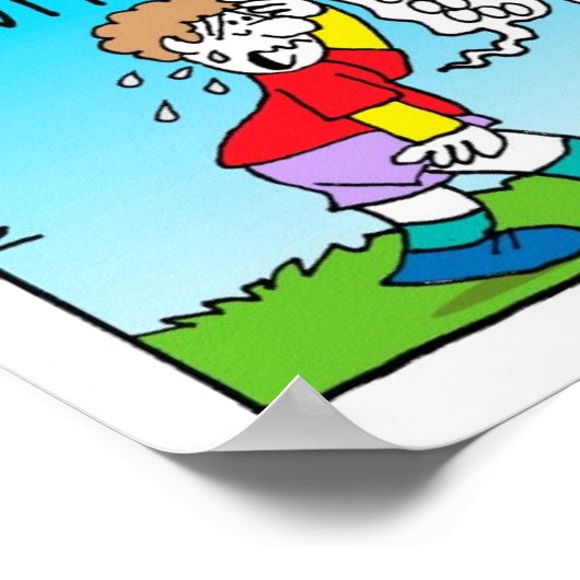 4 Fasen joodse oefening Poster (Hoek)