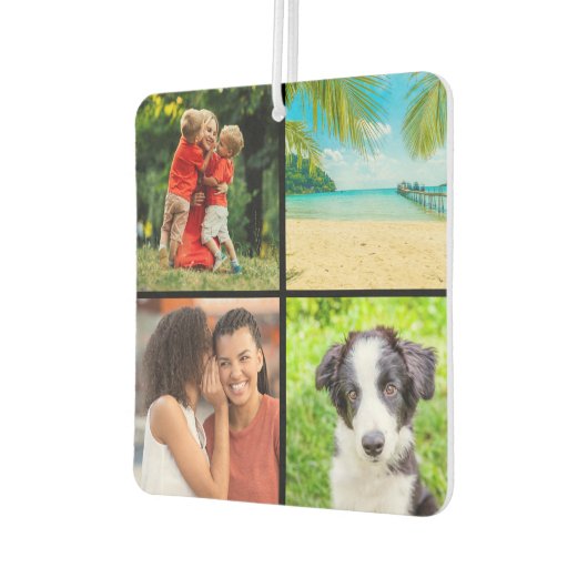 4 favoriete familiefoto collage scriptnaam luchtverfrisser (Links)