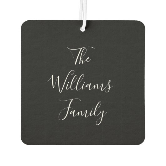 4 favoriete familiefoto collage scriptnaam luchtverfrisser (Achterkant)