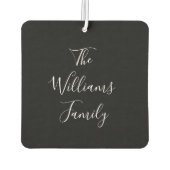 4 Favoriete familiefotocollage scriptnaam Luchtverfrisser (Achterkant)