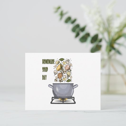 4 februari - Homemade Soup Dag Briefkaart (Staand voorkant)