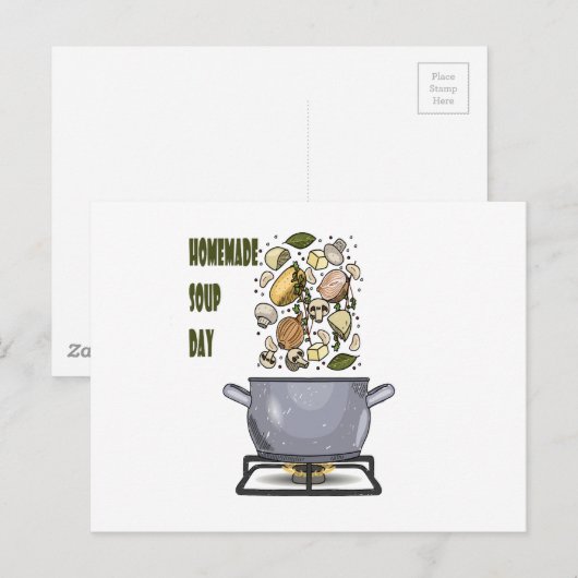 4 februari - Homemade Soup Dag Briefkaart (Voorkant / Achterkant)