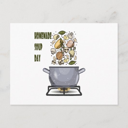4 februari - Homemade Soup Dag Briefkaart (Voorkant)