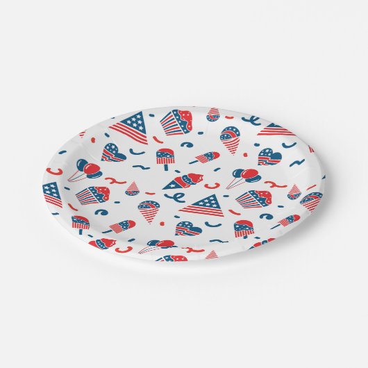 4 februari van juli papieren bordje (Gekanteld)