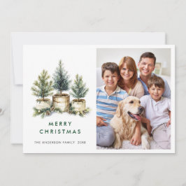 4 FHOTO minimalistische kerstboombegroeting Feestdagenkaart