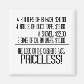 4 flesjes met snijdsel: $20,00 4 rol tapes: magneet (Voorkant)