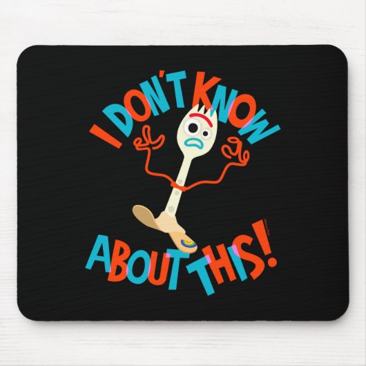 4 Forky Ik weet hier niets van Muismat (Voorkant)