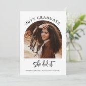 4 Foto (2 zijdig) Script Afstuderen Citaten Arches Kaart (Staand voorkant)