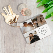 4 Foto Aangepast Initiaal voor inkolling Hartelijk Sleutelhanger