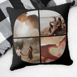 4 Foto Aangepaste Collage Persoonlijk Kussen