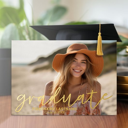 4 Foto Aankondiging Graduation Party Uitnodiging