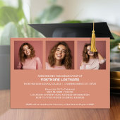 4 Foto Aankondiging Graduation Party Uitnodiging