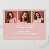 4 Foto Aankondiging Roos Goud Afstudeerder Party (Achterkant)