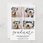 4 Foto Afstuderen minimale MCM - GraduPartij Kaart (Voorkant)