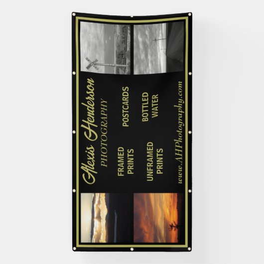 4 Foto Beschikbare Producten Booth Tent Spandoek (Verticaal)
