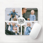 4 foto Beste vader ooit Muismat (Met muis)