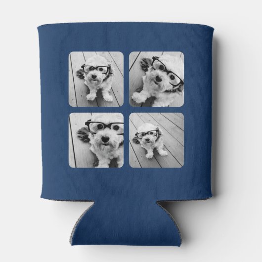 4 Foto Beste vader ooit - Whimsical Greep Blikjeskoeler (Achterkant)