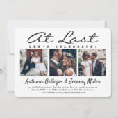 4 Foto bij laatste huwelijksfeestdag Kaart (Voorkant)