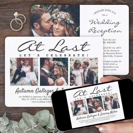 4 Foto bij laatste huwelijksfeestdag Kaart