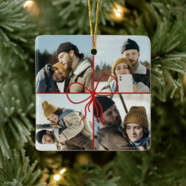 4 Foto Boog Wrap Kerst Nieuwgehuwden Modern Keramisch Ornament