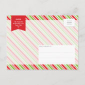 4 FOTO CHRISTMAS POSTCARD: merry & bright 3 Feestdagenkaart (Achterkant)