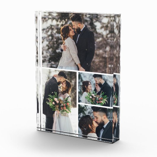 4-Foto Collage Aangepast Fotoblokken (Rechts)