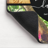 4 Foto Collage Aangepaste tekst Aangepaste pappie Muismat (Hoek)