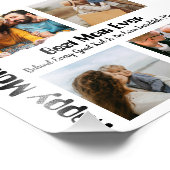 4 Foto Collage Beste mama ooit Afdruk (Hoek)
