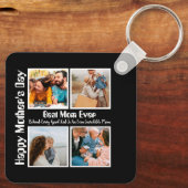 4 Foto Collage Beste mama ooit Sleutelhanger (Achterkant)