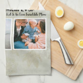 4 Foto Collage Beste mama ooit Theedoek (Quarter Fold)