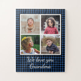 4 Foto Collage Blue Buffalo Pset Grandma Legpuzzel