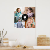 4 Foto Collage Daddy We Love You Poster (Keuken)