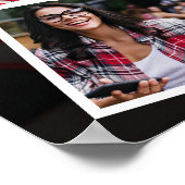 4 Foto Collage Diploma Feest Welkomstbord Poster (Hoek)