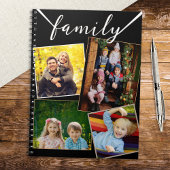 4 Foto Collage Familie Afbeeldingen Custom Notitieboek