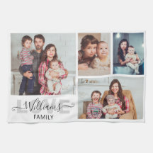 4 Foto Collage Familie Gepersonaliseerd