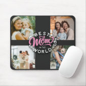 4 Foto Collage Family Memory Moederdag Muismat (Met muis)