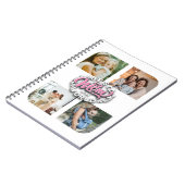 4 Foto Collage Family Memory Moederdag Notitieboek (Linkerzijde)