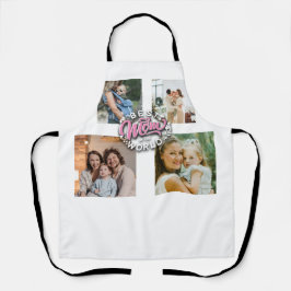 4 Foto Collage Family Memory Moederdag Schort