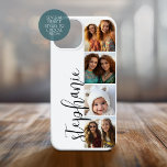 4 Foto collage - Filmstrip met handgeschreven lett Case-Mate iPhone 14 Hoesje<br><div class="desc">Witte Achtergrond - De foto's van het gebruik bebouwden in vierkanten op deze! Voeg uw favoriete foto's toe aan deze strip voor een leuke geheugenhouder. Een artistieke manier om je beste foto's te tonen die foto's delen.</div>