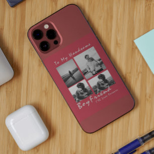 4-foto Collage Forever Boyfriend Valentijnsdag Case-Mate iPhone Case
