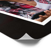 4 Foto Collage Gold Graduation Party Sign Poster (Hoek)