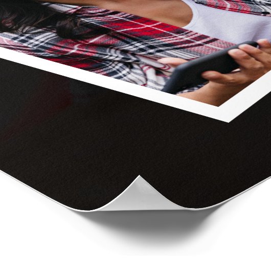 4 Foto Collage Goud Afstuderen Poster (Hoek)