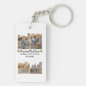 4 Foto Collage Greatest Dad est DBL Vaderdag Sleutelhanger (achterkant)