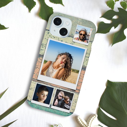 4 foto collage iPhone 15 case