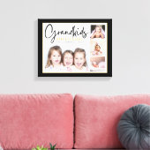 4 Foto-collage kleinkinderen maken het levensgrote Canvas Afdruk (Insitu (Woonkamer))