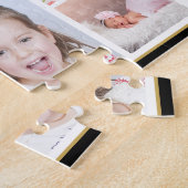 4 Foto-collage kleinkinderen maken het levensgrote Legpuzzel (Zijkant)