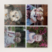 4 foto collage met minimale witte achtergrond legpuzzel (Horizontaal)