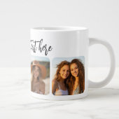 4 foto-collage met trendy bounce-script - wit grote koffiekop (Rechts)