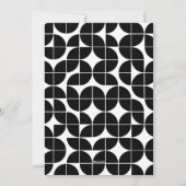 4 Foto Collage Minimale Kerstakerzwart met vier ke Feestdagenkaart (Achterkant)