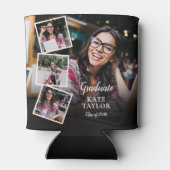 4 Foto Collage Moderne Afstudeerfeestje Blikjeskoeler (Achterkant)